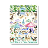 Dog Beach Birthday Card