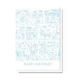 Happy Birthday Card, Safari Print (Two Colors Available
