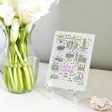 Baton Rouge, LA Map Card