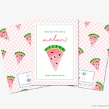 Watermelon Valentine's Day Cards