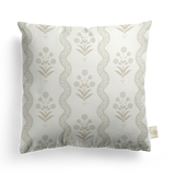 Wavy Floral Pillow Cover | Featuring Fiesta Colorway