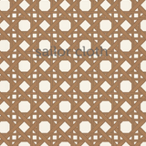 Julia Dress - Boca Grande Cane Marshmallow/Camel