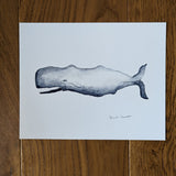 Whale Print