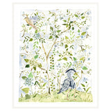 The "Blue Sky Blooms No. 1" Chinoiserie Fine Art Print