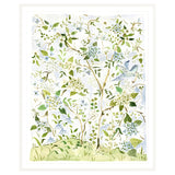 The "Blue Sky Blooms No. 2" Chinoiserie Fine Art Print