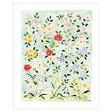 The "Songbird's Garden No. 2" Chinoiserie Fine Art Print