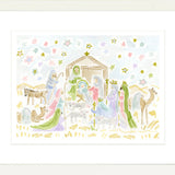 The "Nativity Scene No. 2" Fine Art Print