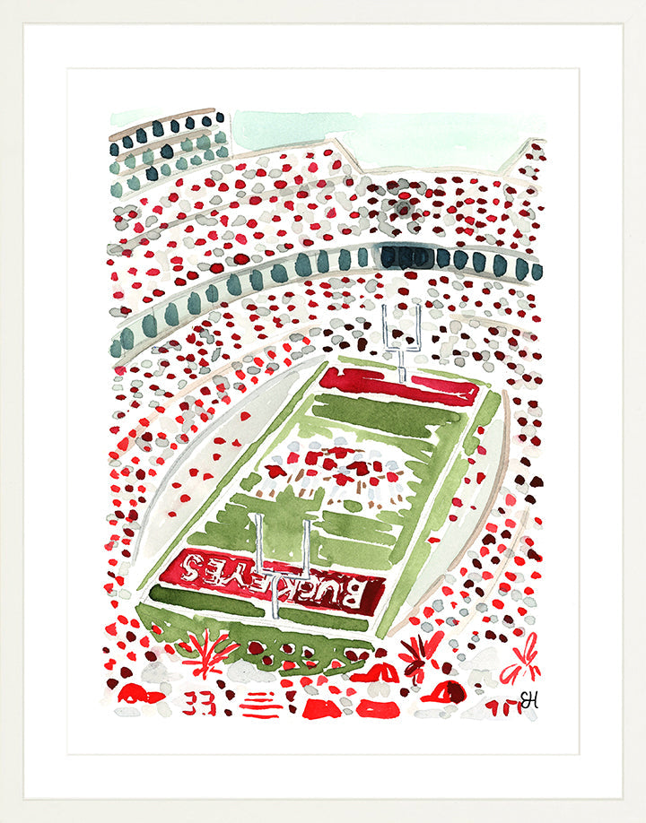 "The Horsehoe, Ohio Stadium" Fine Art Print