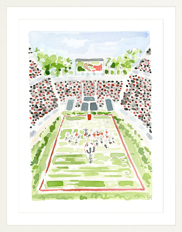 "Sanford Stadium" Fine Art Print