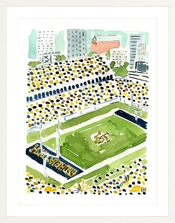 "Bobby Dodd Stadium" Fine Art Print