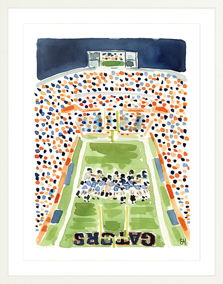 "Ben Hill Griffin Stadium" Fine Art Print