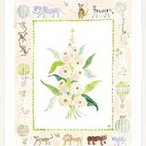 The "Menagerie Charms" Watercolor Fine Art Print, Flower Charm Series