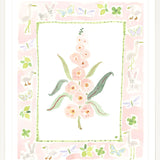 The "Whimsywood Charms" Watercolor Fine Art Print, Flower Charm Series