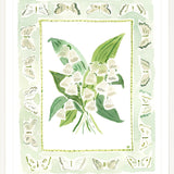 The "Lily of the Valley Charms" Watercolor Fine Art Print, Flower Charm Series