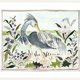 The "Heron in a Lavender Haze" Fine Art Print