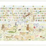 The "University of Animals Library" Fine Art Print