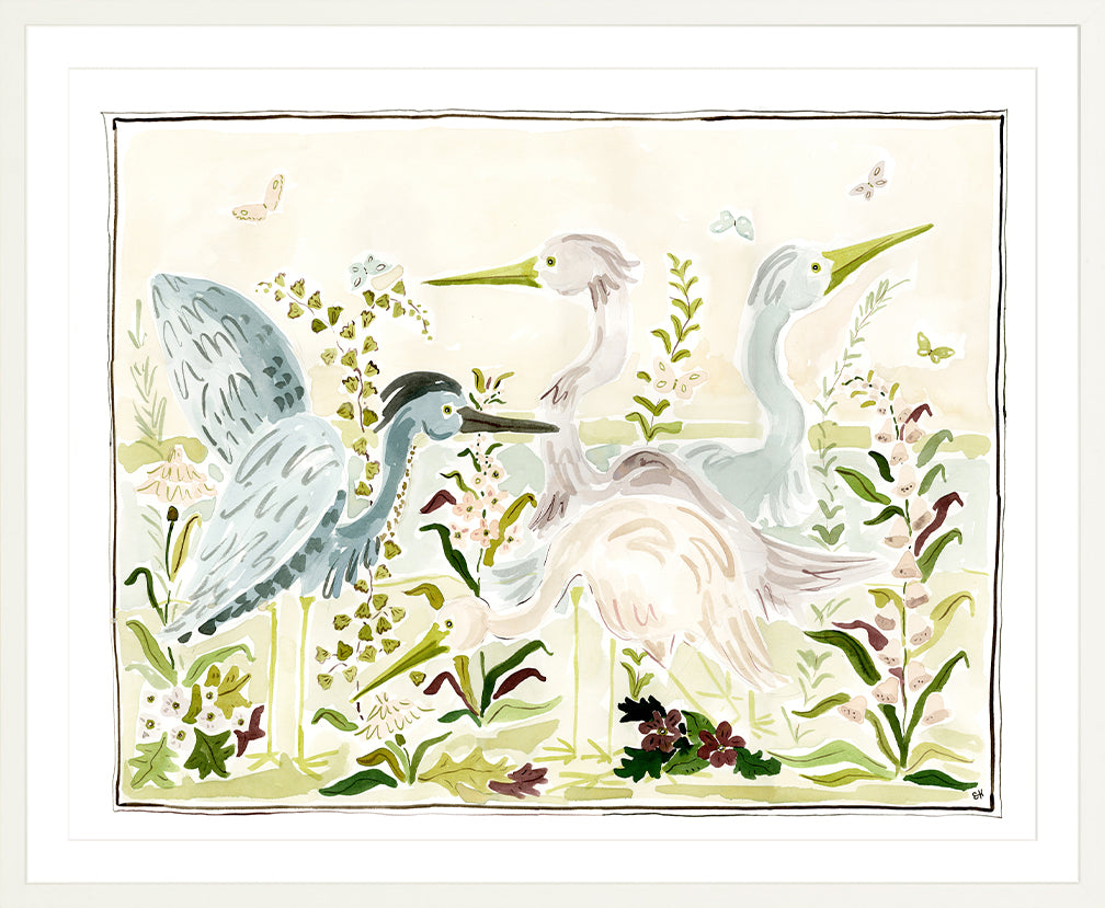 The "Birds and the Butterflies" Fine Art Print