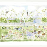 The "Football Zoo" Fine Art Print