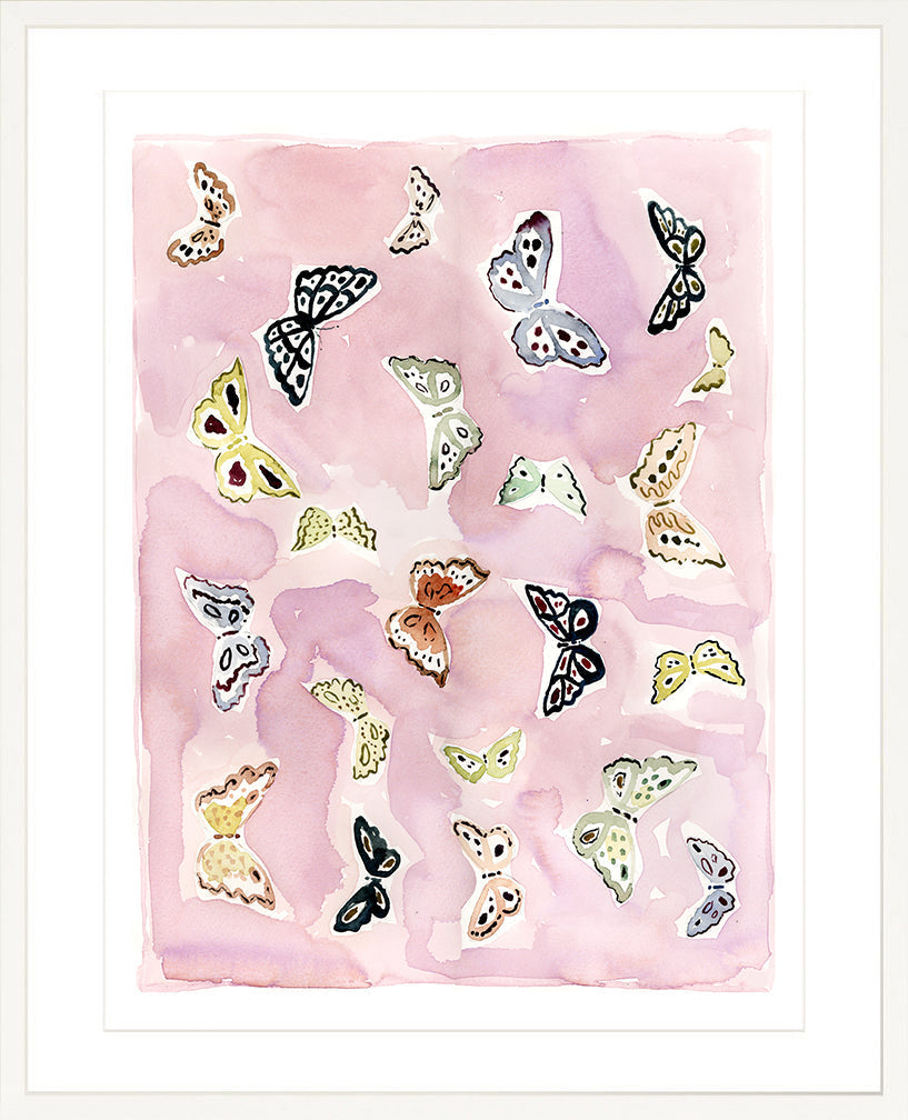 Butterfly Rainbow Lilac, Fine Art Print