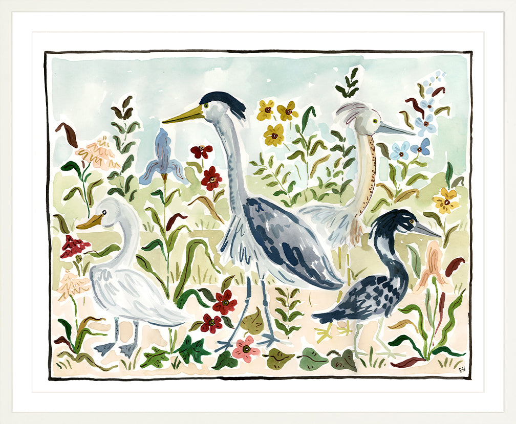 The "Bird Party" Fine Art Print