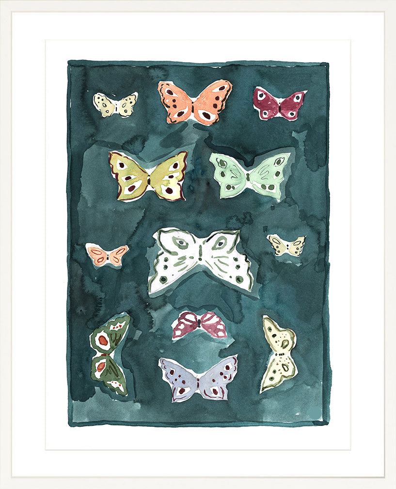 Butterfly Rainbow Indigo, Fine Art Print