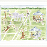 The "Game, Set, Menagerie Tennis" Fine Art Print