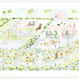 The "Animal Pickleball Rally" Fine Art Print