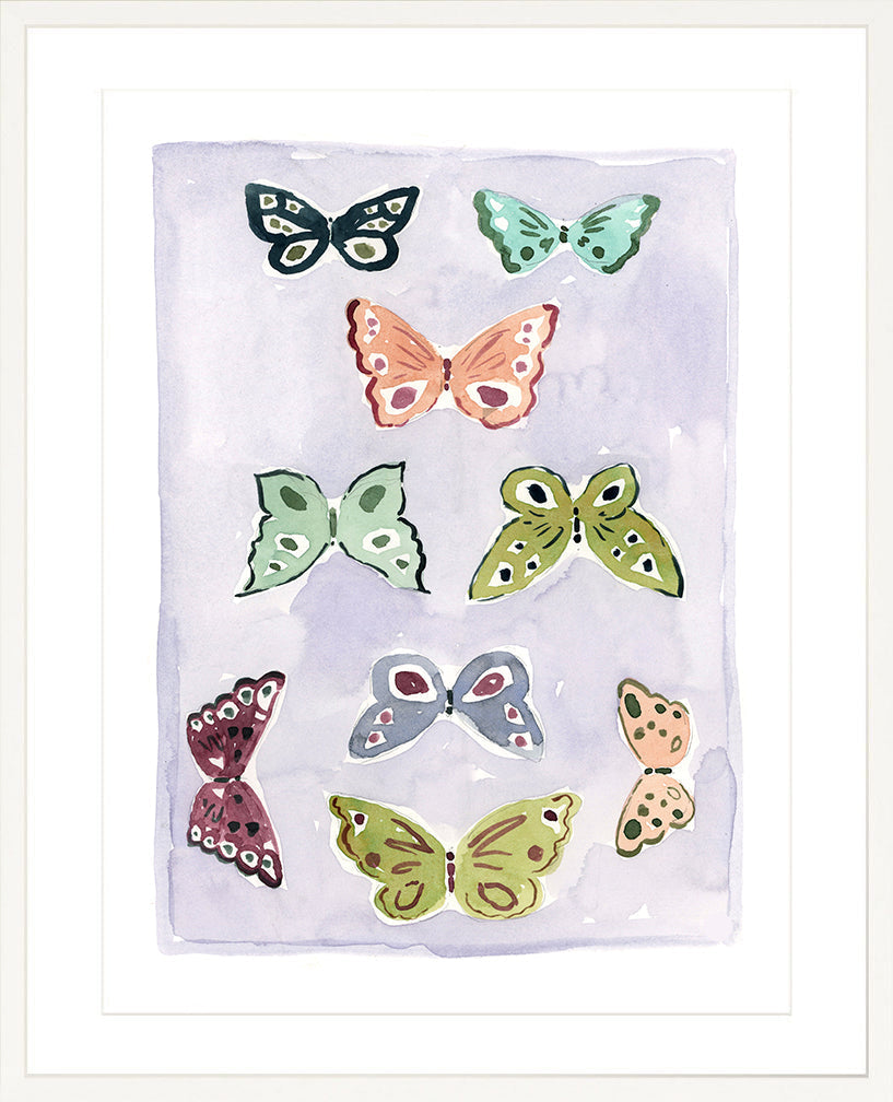 Butterfly Rainbow Lavender, Fine Art Print
