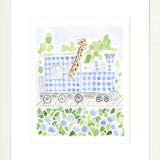 The "On the Giraffe Train" Fine Art Print