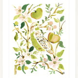 The "Bird in the Apple Tree" Garden Party Series, Fine Art Print