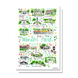 Winter Park, FL Map Card