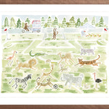 The "Soccer Safari" Fine Art Print