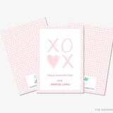 XOXO Pink and White Valentine's Day Cards