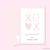 XOXO Pink and White Valentine's Day Cards