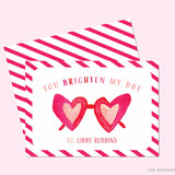 You Brighten My Day Valentine's Day Cards