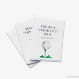 You're A Tee-Riffic Dad Father's Day Golf Card