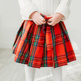 Red Tartan Skirt