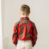 Red Tartan Button Up