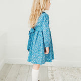 Claire floral smocked dress