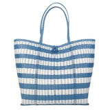 Heavy Load | Lined Paper Stripe in Baby Blue / White