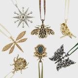 Classic bee hanging ornament, sapphire