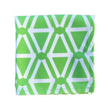 bamboo grass green printed cloth cocktail napkins