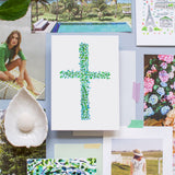 Hydrangea Cross Card