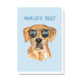 World's Best Dog Mom/Dad Card