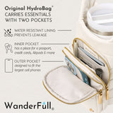 HydroBag® HANDLE®- Ivory Vegan Leather with Strap Bundle