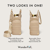 Taupe Vegan Leather Hydrobag® with Strap Bundle- Oprah's Favorite Things