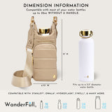 Taupe Vegan Leather Hydrobag® with Strap Bundle- Oprah's Favorite Things