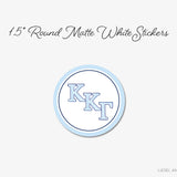 Kappa Kappa Gamma Round Stickers Officially Licensed