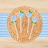 Hydrangea Acrylic Drink Stir Sticks