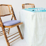 Full Length Card Tablecloth: Dottie in Green